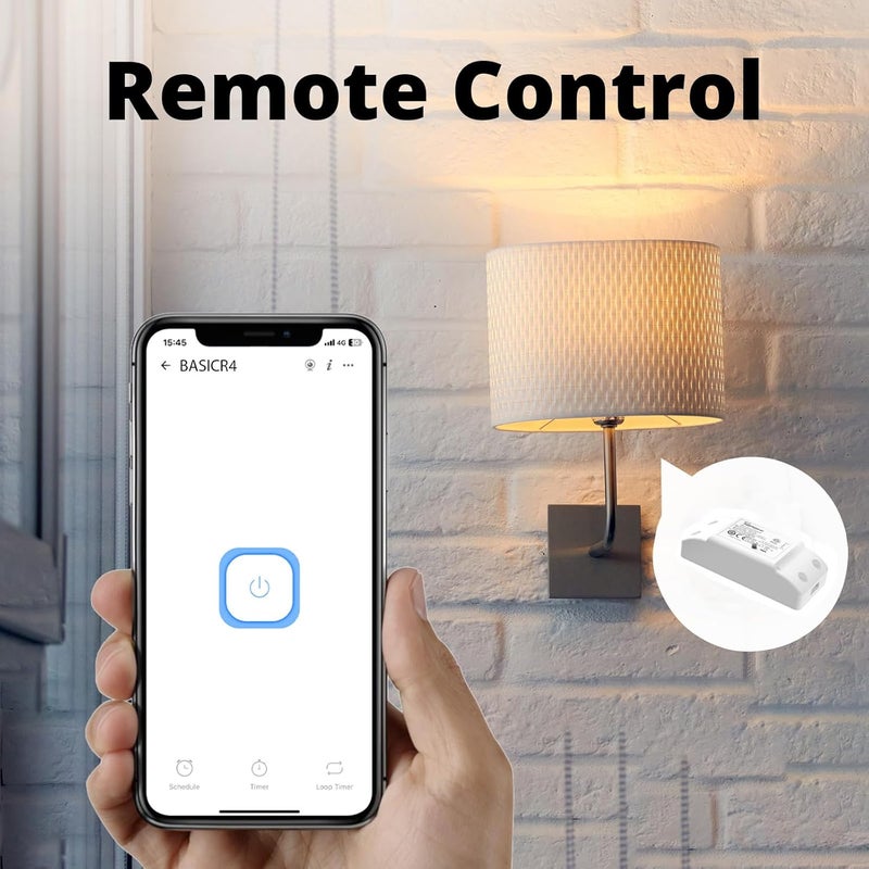 SONOFF BASICR4 Wi-Fi Smart Switch,DIY Module for Smart Home Automation Solution, Compatible with Alexa & Google Home,1 Pack - Image 3